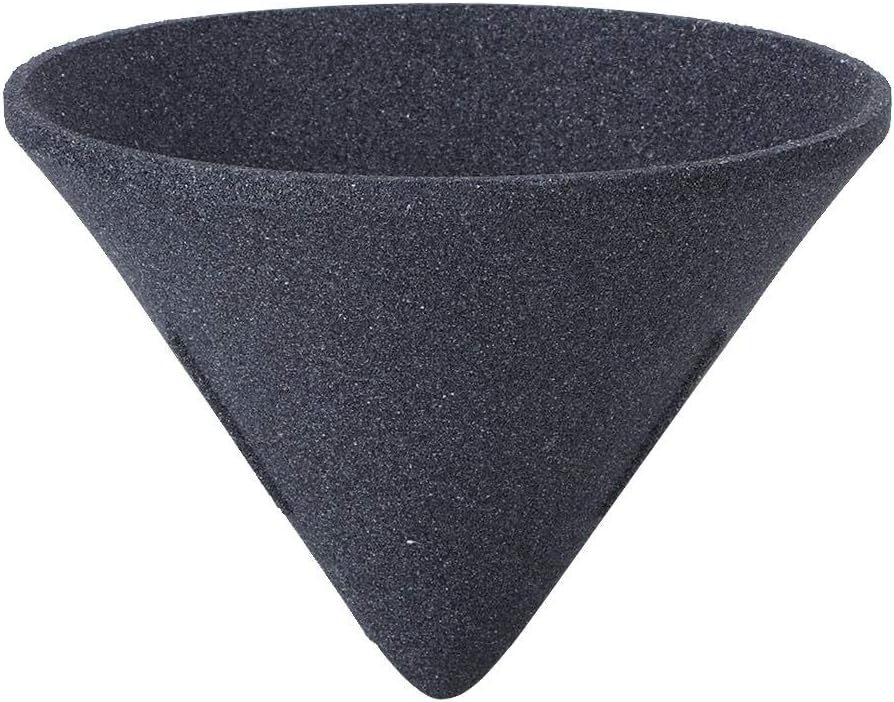 Fdit Cone Shape Coffee Filter Alumina Ore Coffee Dripper Filters for 1-4 Cup Ceramic Pour Over Coffee Dripper Non-Porous for Home & Office Coffee Enthusiast and Baristas