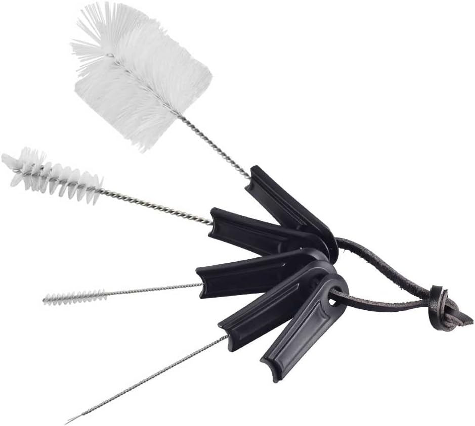 Espresso Brush Machine Cleaning Brush - CAFEMASY 5pcs Coffee Machine Cleaning Brush Pack Barista Tools for Cleaning Espresso Machine Group Head Steam Wand Milk Frother Drip Tray Coffee Mug