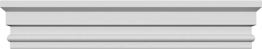 Endurathane Panel Crosshead, 38" Bottom Width x 40" Top Width x 5 1/2"H x 1"P, Factory Primed