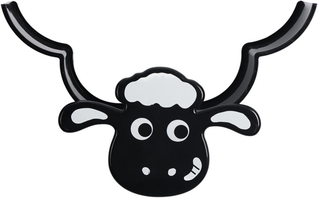 Sheep Toilet Paper Holder Funny Toilet Paper Holder Black Sheep Toilet Roll Holder Humorous Wall-Mounted Paper Roll Storage Rack Cute Bathroom Decor Creative Sheep-Shaped Tissue Holder