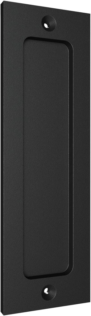 7" Sliding Barn Door Handle - Flush Pull Handle for Sliding Doors Cabinets Closet and Drawers - Black