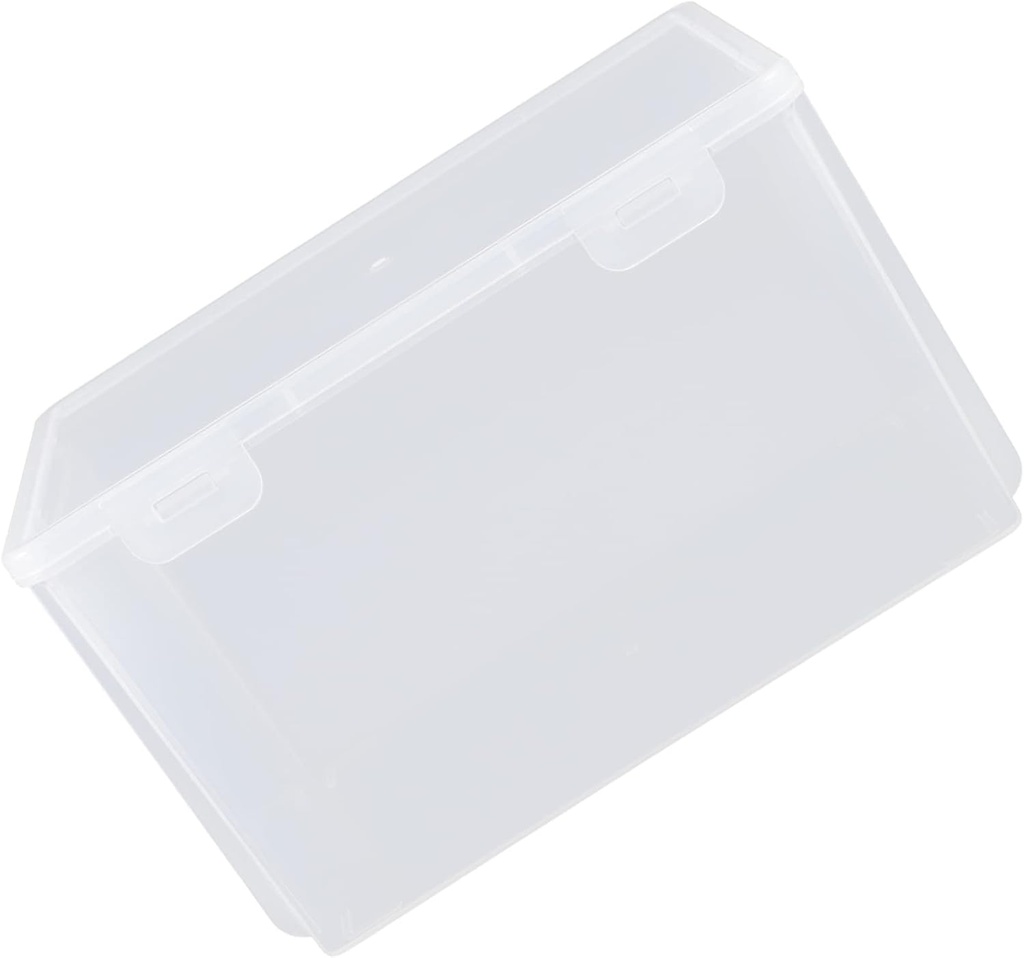 Cabilock Daily Use Bread Storage Box Transparent Fridge Sealing Case for Organizing Condiments Snacks and Food Airtight Kitchen Crisper to Keep Bread Fresh