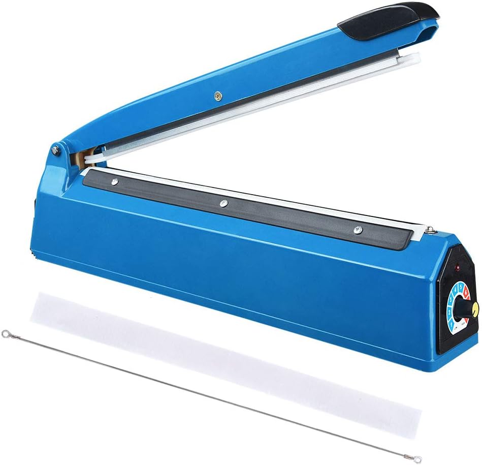 MejoyChoy 12 Inch Impulse Sealer Handheld Bag Heat Sealing Packaging Machine for Home Resturant Food Storage Heat Seal Closer