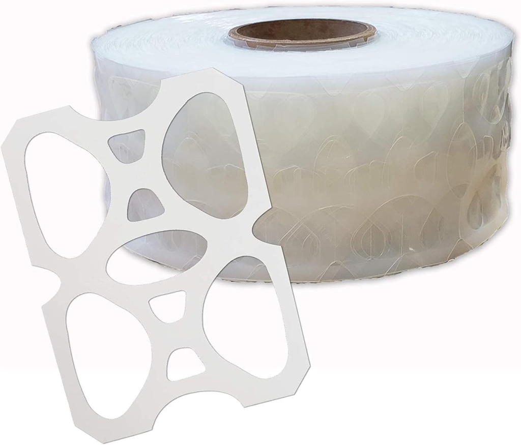 4-Pack Rings (200ct Pre-cut) Universal Fit - Fits all 12oz Beer/Soda Cans | FAST SAME DAY SHIPPING