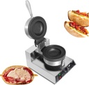 Electric Burger Waffle Maker, Ice Cream Sandwich Press Machine, 1200w Nonstick Hamburger Press Baking Machine, for Bakeries, Restaurants, Home, Party