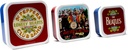 Half Moon Bay Snack Box Set of 3 | The Beatles Themed Plastic Food Containers With Lids | Lunchbox Adult & Kids Bento Lunch Box | Food Storage Containers | Kids Snack Boxes & Sandwich Box | Sgt Pepper