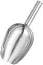 STOBAZA Stainless Steel Ice Scoop for Ice Cubes Candy and Nuts Shovel with Thickened Design for Easy Serving Kitchen and Baking Scenarios