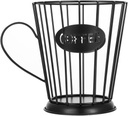 Coffee Pod Storage Holder Cup Shaped Iron Capsule Organizer for Kitchen Counter Coffee Pod Rack and Capsules Storage Basket for Home Cafe and Bar