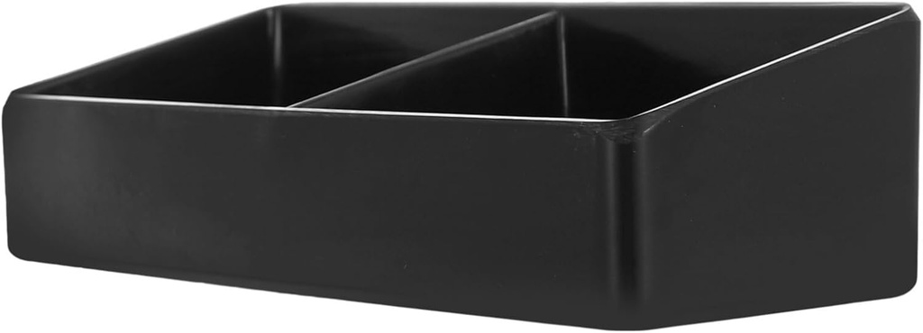 Luxshiny Household Tea Bag Holder and Coffee Bag Organizer Multi-function Storage Box for Sugar for Home Office and Restaurants Two-compartment Design