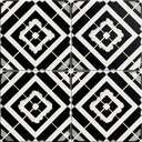 Peel and Stick Floor Tiles 12x12 Inch Black and White Geometric Diamond Pattern Self Adhesive Vinyl Flooring Square Planks for Kitchen Bathroom Bedroom Living Room Home Renovation DIY Decor