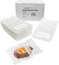 Chefwurx Pre-Cut Vacuum Sealer Bags – 300 Pint Bags for Food Saver – BPA-Free Vacuum Seal Bags, Microwave, Freezer and Boil Safe, Compatible with Most Vacuum Seal Machines (8” x 12”)