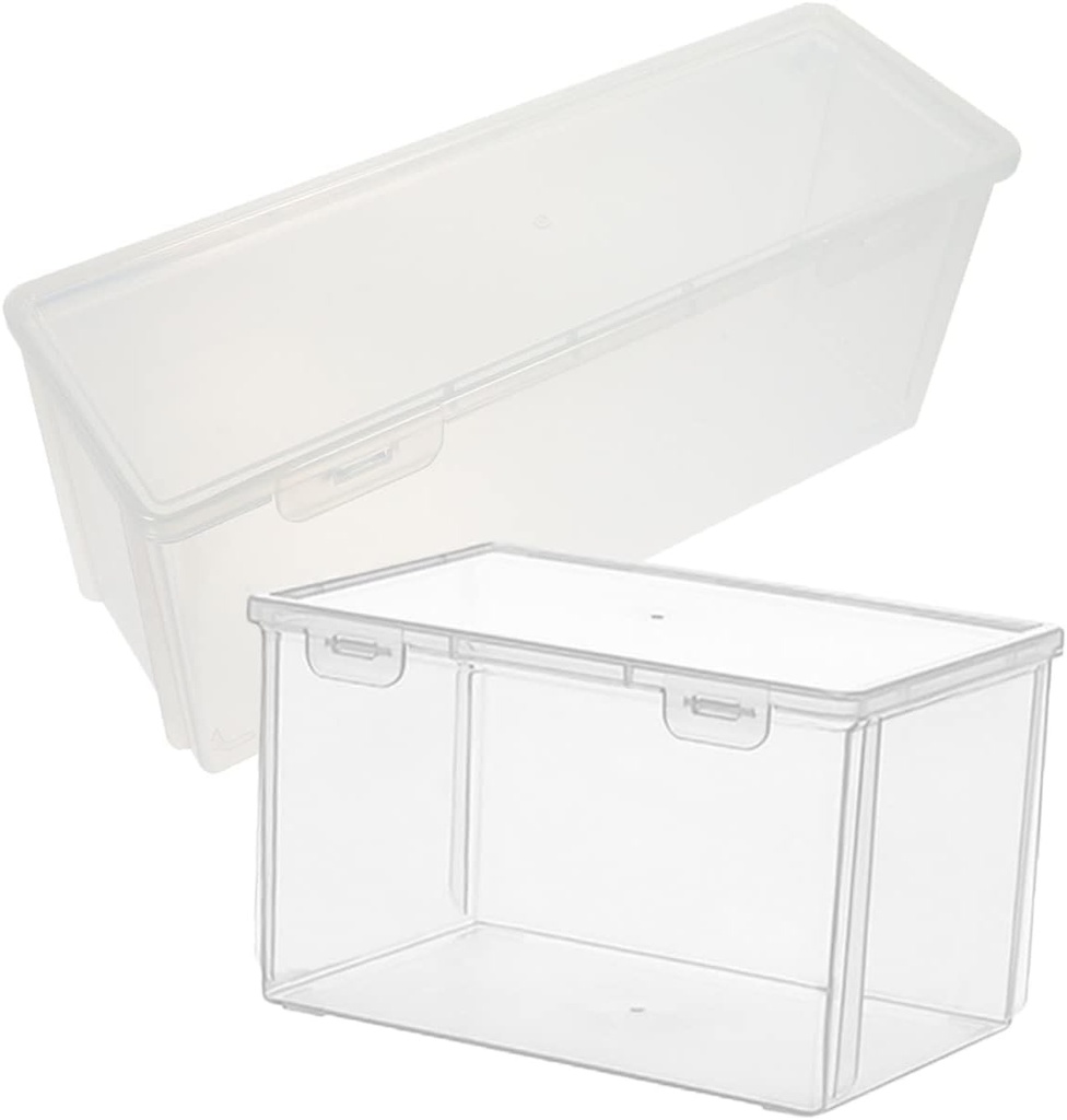 2pcs Airtight Bread Storage Containers Crisper Box Lunch Box Containers for Kitchen Storage Refrigerator