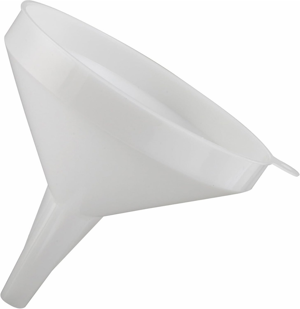 Winco Plastic Funnel, 6.25-Inch Diameter,White,Medium