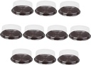 10Pcs Transparent Cake Boxes with Domed Lids for Cupcakes Muffins and Pastries Plastic Holders for Parties and Bakery