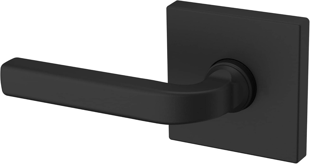 Baldwin 5190190LDM 5190.LDM 5190 Left Handed Non-Turning One-Sided Dummy Door Lever with R017 Rose from The Estate Collection