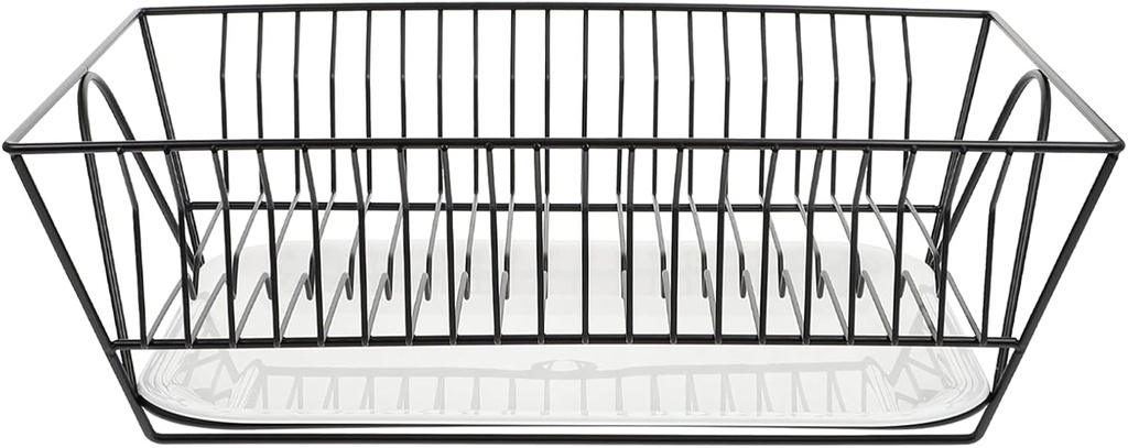 Cabilock 1set Stainless Steel Kitchen Draining Rack Vertical Plate Holder Drainboard for Efficient Dish Storage and Easy Cleaning Modern Design for Home Organization