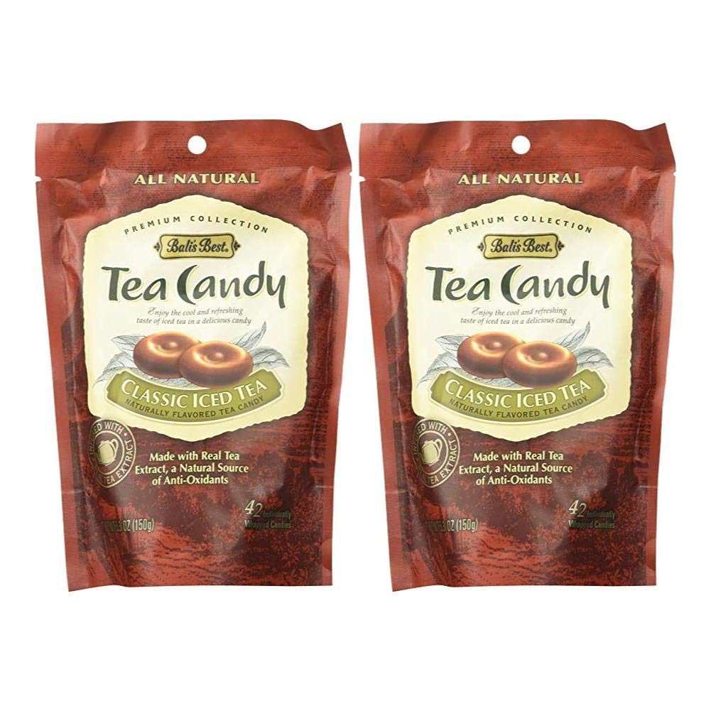 Bali's Best Classic Iced Tea Candy - 42 pieces - 5.3 Oz (Pack of 2)