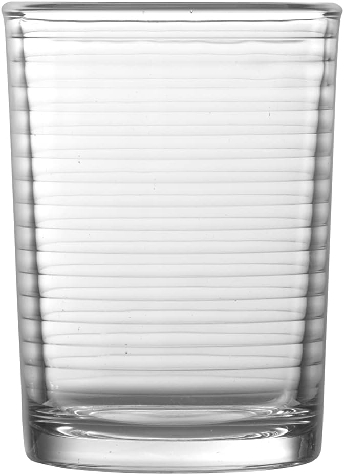 Fortessa Basics Arcade Everyday 12 Pack Set Glassware Kitchen and Barware Great for: Mixed Drinks/Cocktails, Water, Juice, Iced Tea, Soft Drinks, Old Fashioned/Rocks, 8 Ounce