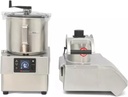 Sammic CK-38VCombi Vegetable Prep & Food Processor, Commercial Countertop Unit, 3 HP Variable Speed Motor, Reverse Function, Digital Controls, Force Control System, 8.5 Qt Bowl, 120V