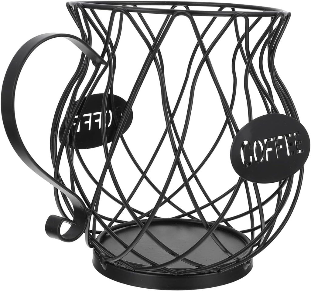 STOBAZA 1pc Capacity Storage Basket Stylish Espresso Holder for Organizing Coffee and Accessories Countertops