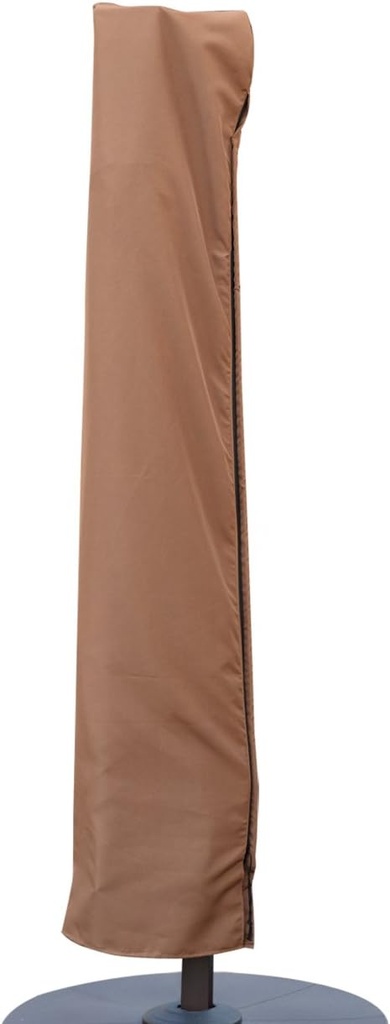 Roma Umbrella Cover Protective Patio Winter Hanging Outdoor Furniture Protector-Brown
