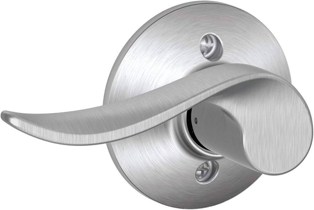 Schlage Sacramento Dummy Door Lever | Left Handed Lever Non-Turning Lock, Satin Chrome (F170 SAC 626 LH)