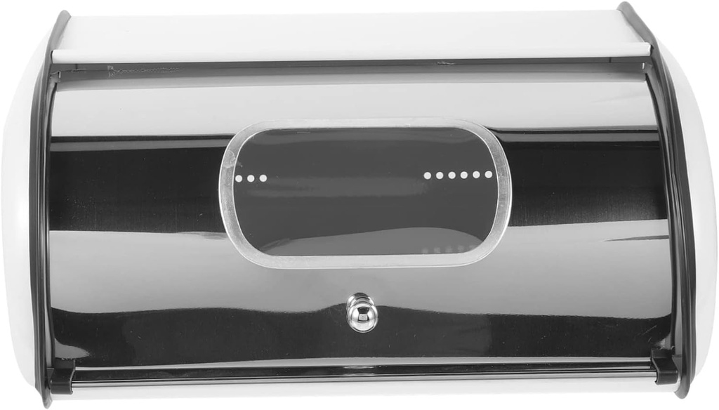 Stylish Stainless Steel Bread Storage Box Airtight Breadbox for Kitchen Bread Box Alternative Multi-functional