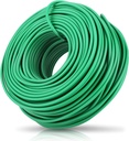 YDSL 100 Feet Soft Tie for Plants, Green Twist Garden Ties Gardening Supplies for Supporting Climbing Plants, Tomatoes, Vegetables, (Diameter - 2.5MM)