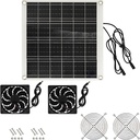 15W Solars Ventilation Fan Suitable For Outdoor Activity Chicken Coops And Garages With High Efficiency Solars Panel