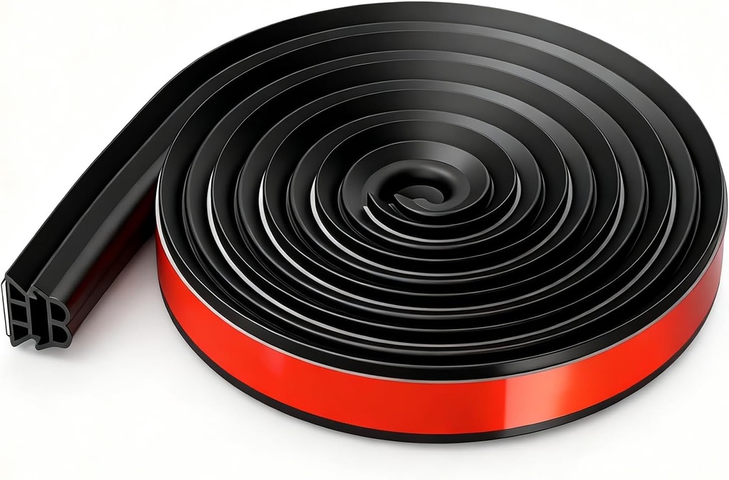 Automotive Weather Stripping for Porsche 718 Spyder 718 Boxster 911 Cabriolet Carrera GT, Soundproof Rubber Car Door Seal Strip Universal Weatherstrip for Car Doors Waterproof Trim Seal,26M