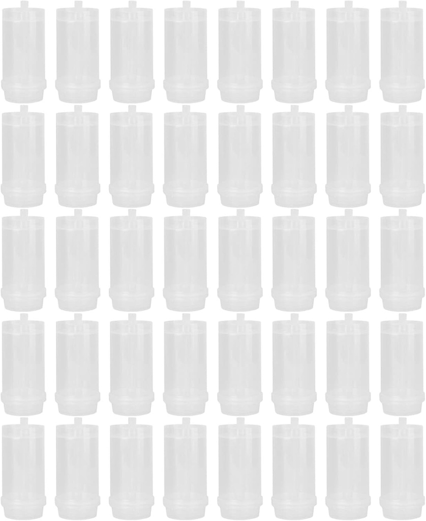 40pcs Push- Pops Cake Containers Cylinder Cake Mold Cake Containers with Lids Empty Containers Push up Molds Cheesecake Food Bulk Candy Pushable Cake Holder Organic Push Barrel