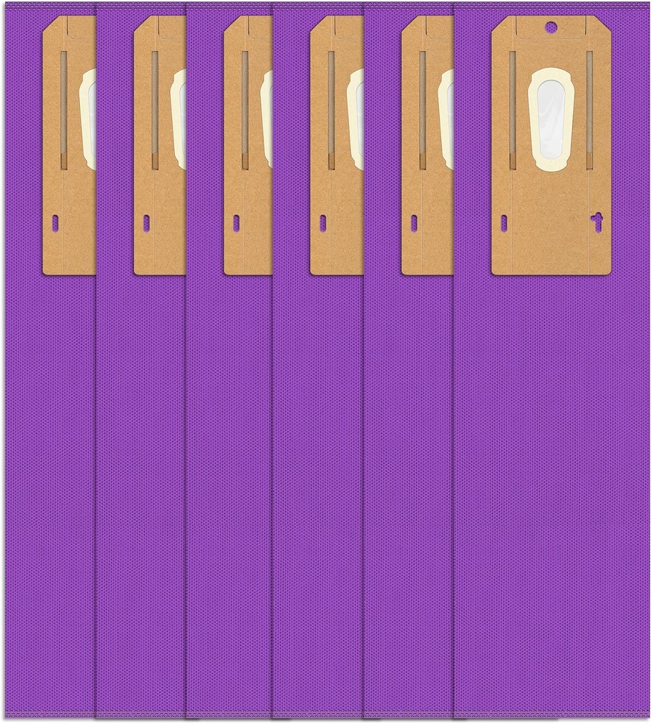 Upgraded Type CC HEPA Upright Vacuum Cleaner Bags Compatible with Oreck Elevate Vacuum Models X3, X5, XL7, XL21, 2000, 3000, 4000, 8000, 9000 Series, Replace Part # AK1CC6H CCPK8 CPK8DW,6 Pack