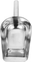 Luxshiny Stainless Steel Multifunctional Ice Scoop Ergonomic Food Shovel for Ice Cereal Flour and Rice Versatile Kitchen Tool for Parties Weddings Buffets and Bars Dishwasher Safe