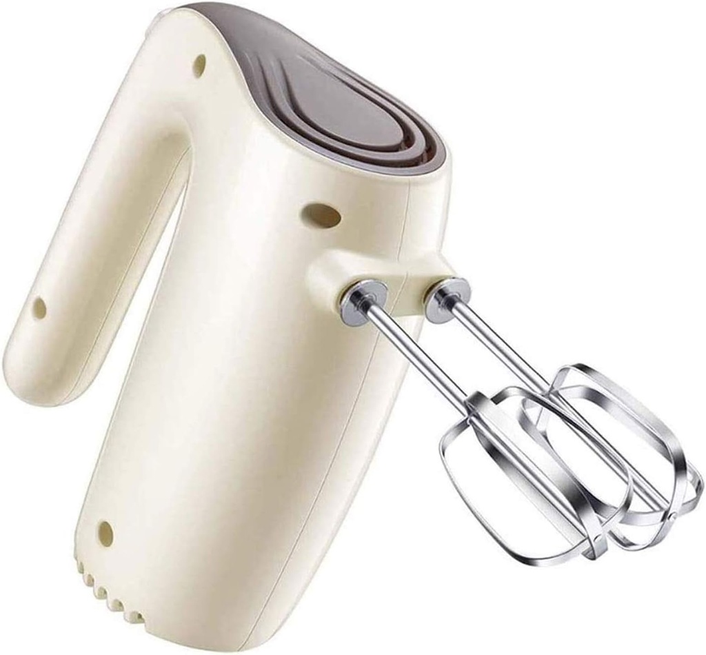 HHWKSJ Hand Mixer Whisk With Chrome Beater, 5 Speed and Turbo Button + Whisk 125w