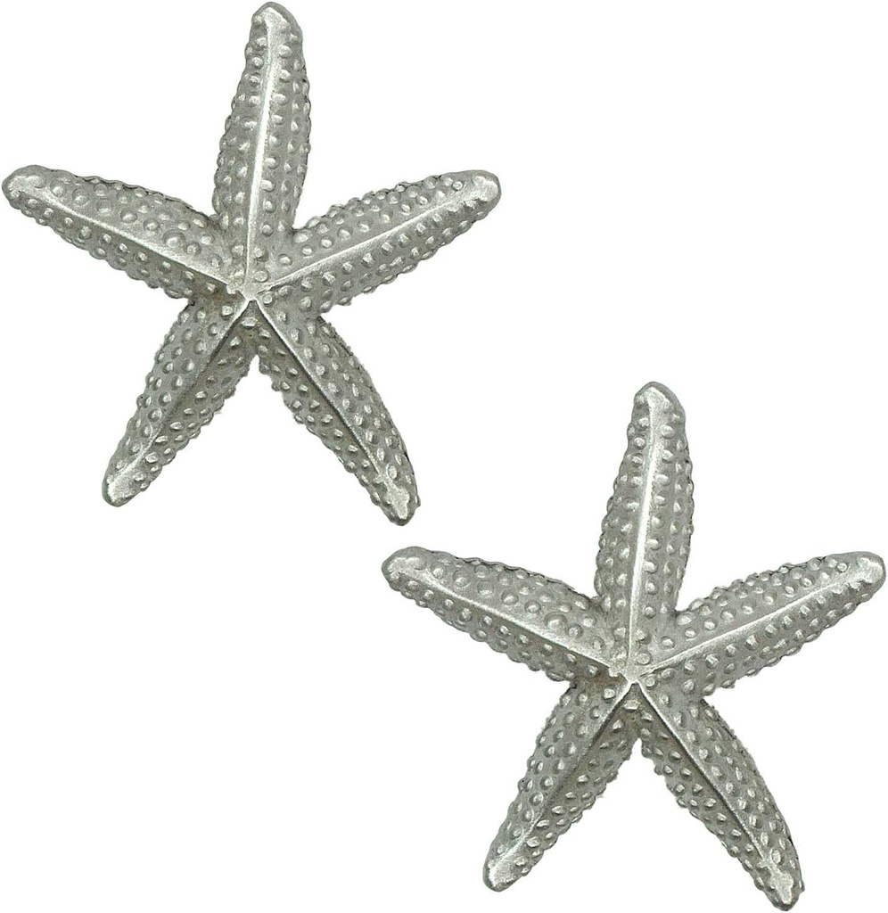 Costello Coastal - Starfish Cabinet Knob (Small, Set of 2) | Artist Pewter Hardware Collection