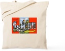 CafePress Sacramento California Greetings Tote Bag Natural Canvas Tote Bag, Reusable Shopping Bag