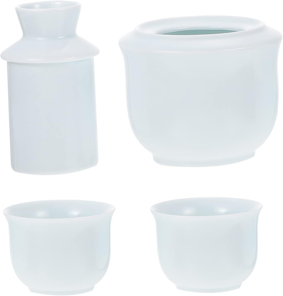 Zerodeko Multi-functional Home Wine Warmer Cups Desk Cup Warmer Traditional Sake Stove Warming Liquor Use Tools