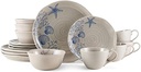 Pfaltzgraff Southport 16 Piece Dinnerware Set, Service For 4, Cream