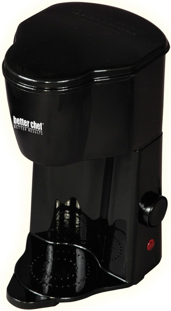 Better Chef IM-102B Compact Personal Coffee Maker | Brews up to 12 oz. | Compact Size,Black
