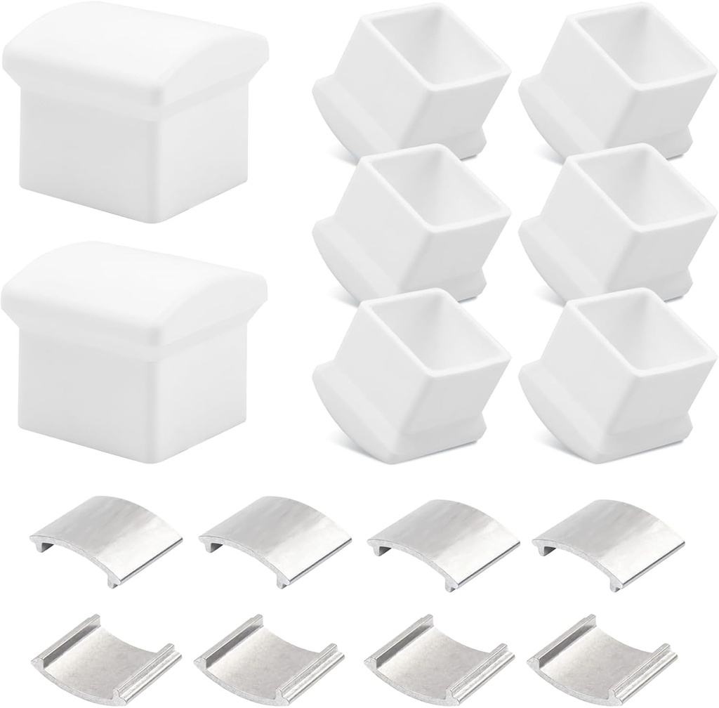 AC36-2 Ladder Rubber End Caps Fit for Werner Extension Ladder Stabilizer, Ladder Standoff/Stabilizer AC78 & AC76, Ladder Bumpers Ladder Standoff Pads Fit for Keller Little Giant ladders, 8 Pack