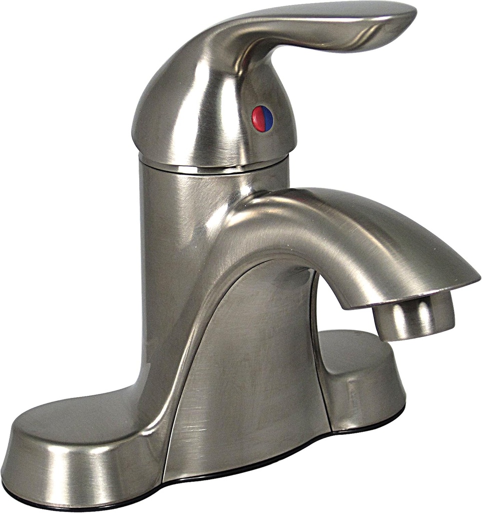 VALTERRA Phoenix S1265-1 Spout 4" Faucet Hi Arc 1 Handle Hybrid Brushed Nickel Single Lever Bathroom Faucet