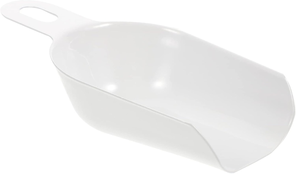 ABOOFAN Stainless Steel Multi Purpose Shovel for Flour Ice Beans Kitchen Scoop with Ergonomic Handle for Home Bar and Restaurant Use