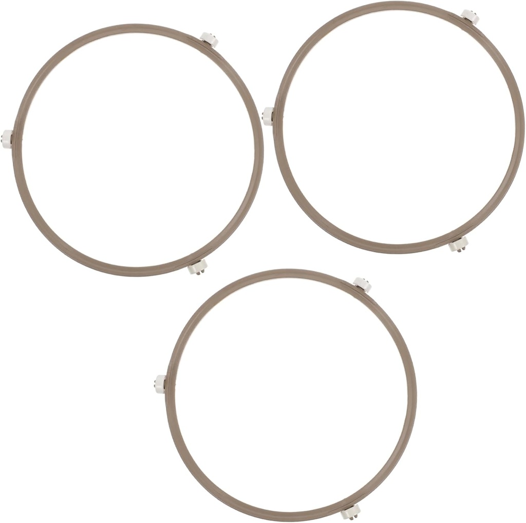 Garneck Microwave Accessory Kit: 3pcs Microwave Ring for Turntable Riser and Roller Support