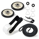 BlueStars 4392065 Dryer Repair Kit Included Belt 341241 Idler 691366 Rollers 349241T for Whirlpool Kenmore Admiral Amana Dryers - Replaces 279948 587636 AP3131942 PS373087 587636 WED4815EW1 NED4655EW1