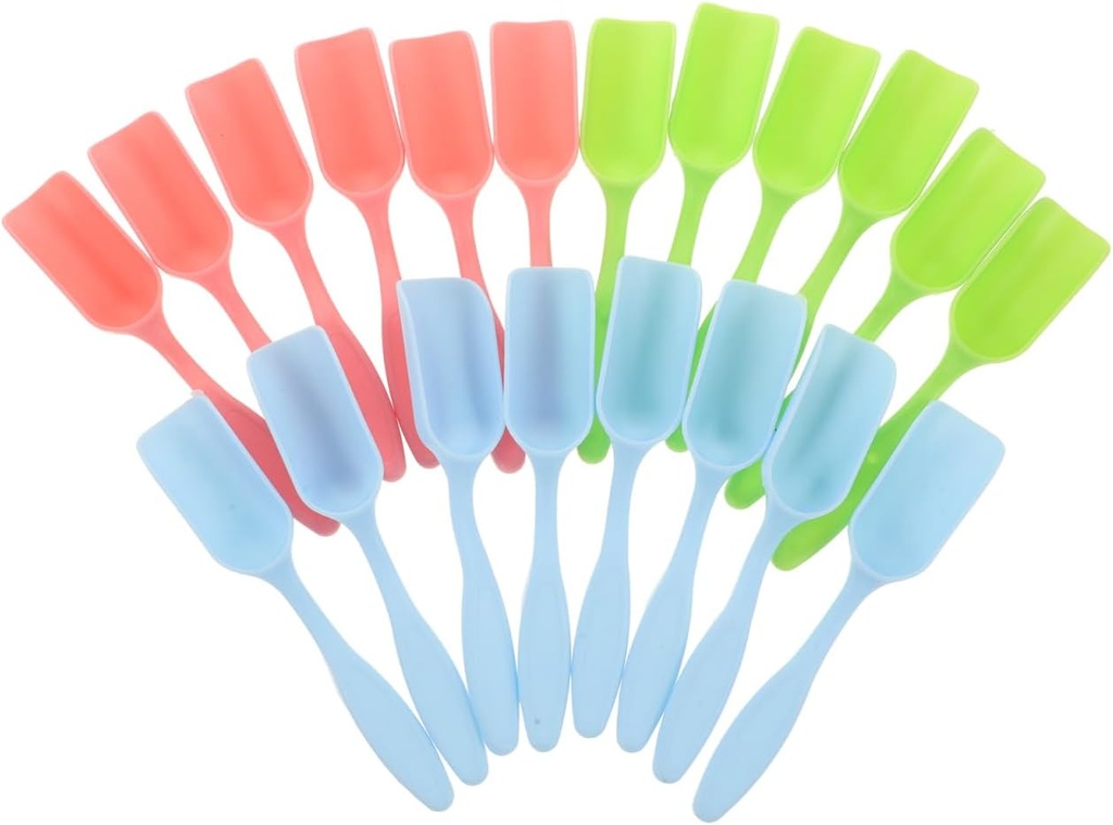 60Pcs Plastic Garden Shovel Soil Scoop: Mini Gardening Shovels Hand Trowel Rake Planting Digger Spade for Kids Outdoor Indoor Yard Digging Transplanting, Random Color