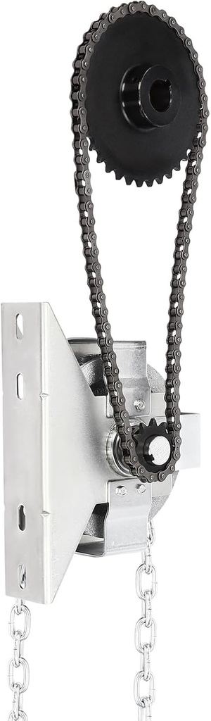 Garage Door Chain Hoist, 3:1 Reduced Drive Wall Mounted Garage Door Opener Heavy Duty Door Jackshaft Load Capacity 331 lbs for Roll Up Doors and Jackshaft Garage Door Openers (3：1)