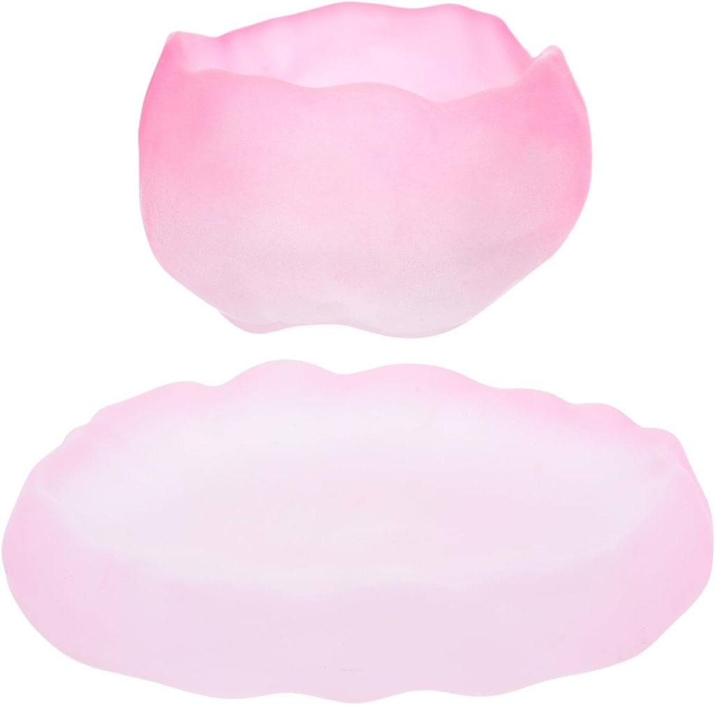 PRETYZOOM Japanese Style Pink Tea Cup Set Heat Resistant Glass Cup Saucer Tea Party for Daily Use