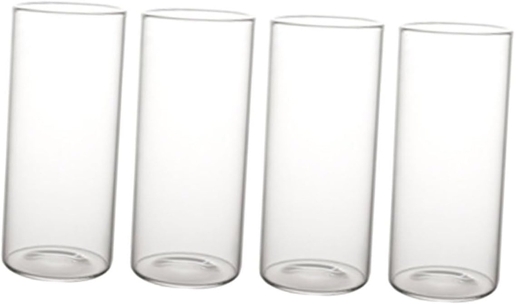 GLEAVI 4pcs Alcohol Glasses Cocktail Glasses Bar Elegant Design for Family Friends Colleagues