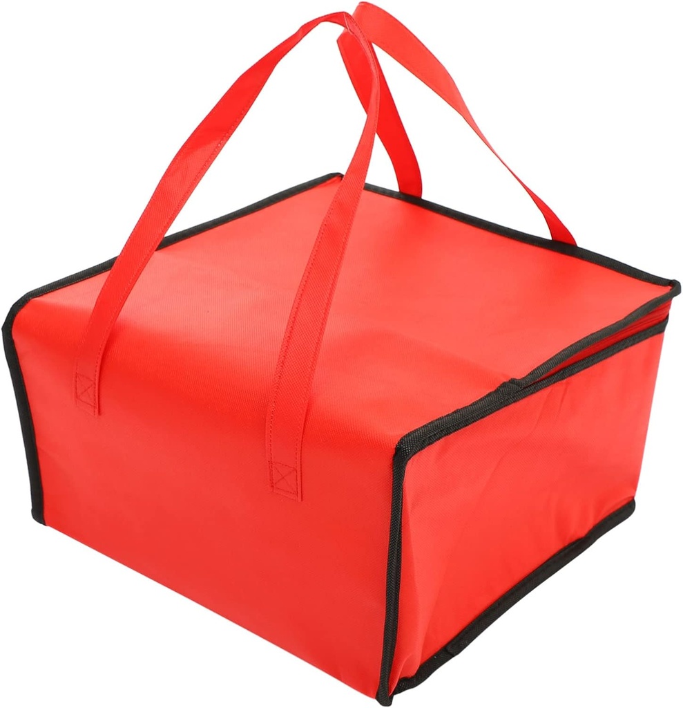 Amosfun 2Pcs Insulated Food Bag and Cake Carrier with Reinforced Handles Lightweight Lunchbox Packing Bag for Takeout Catering Picnic and Food Transportation