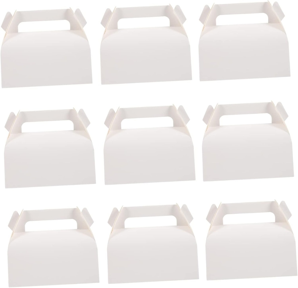 Mobestech 50Pcs Cupcake Boxes for Pastries Creative Folding Bakery Containers Packaging for Weddings Parties Premium Quality Cupcake Holders